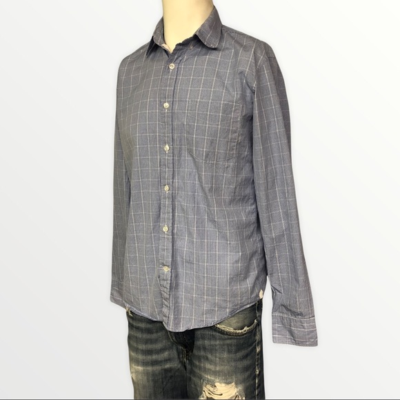 Thomas Mason Light Blue Button Down Shirt M - Picture 3 of 6